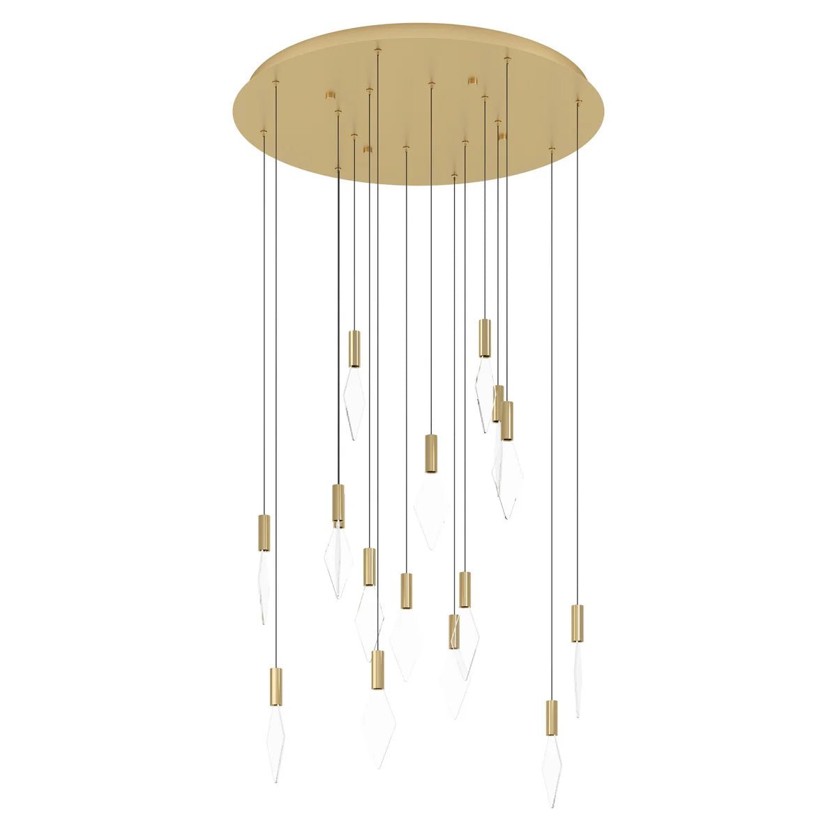 Eglo Mirador 16 Light LED Pendant Gold 390361 - Mases LightingEglo