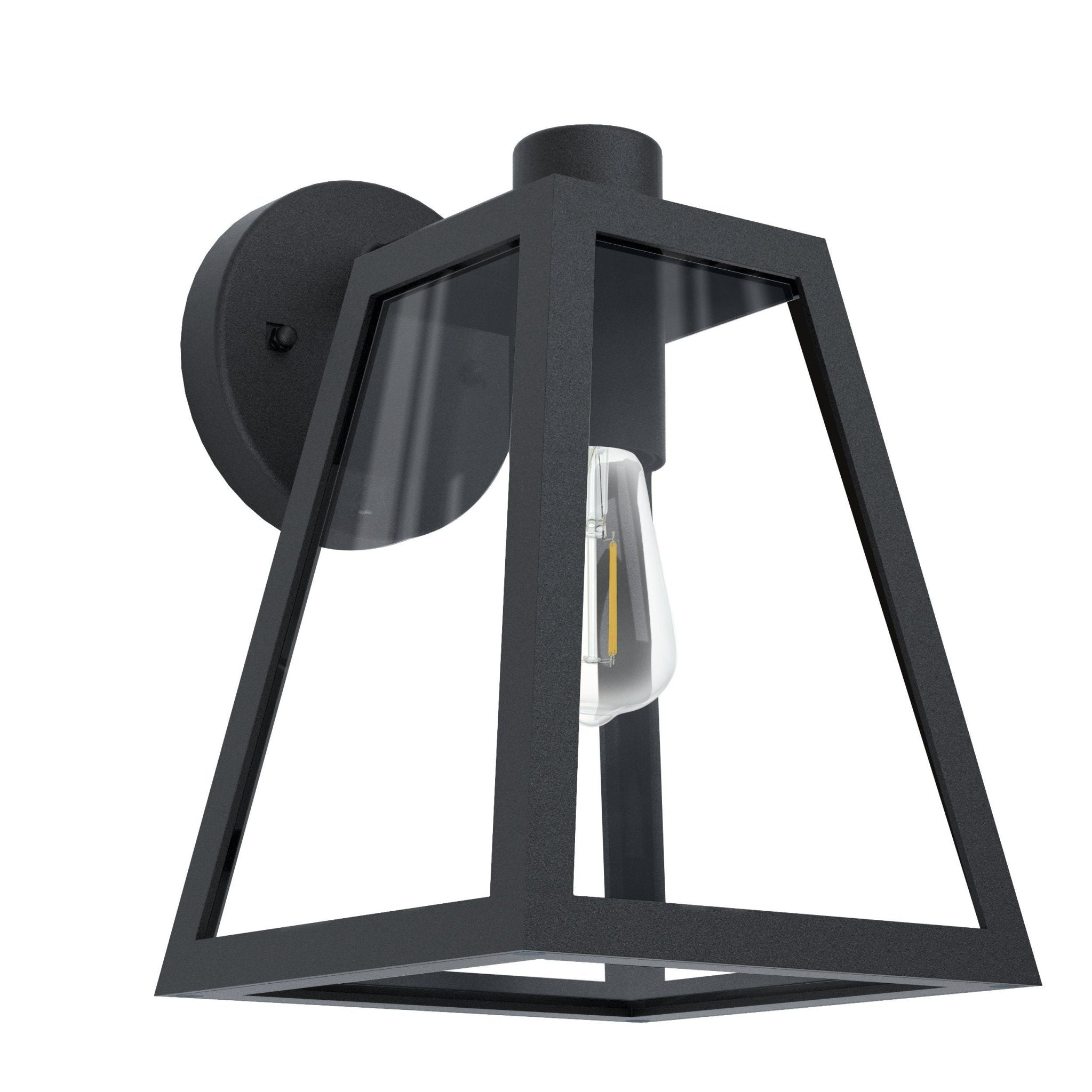 Eglo Mirandola Wall Light - Black - Mases LightingEglo
