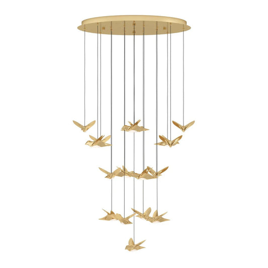 Eglo Paratebueno 780mm Pendant Light Brass - 390398 - Mases LightingEglo