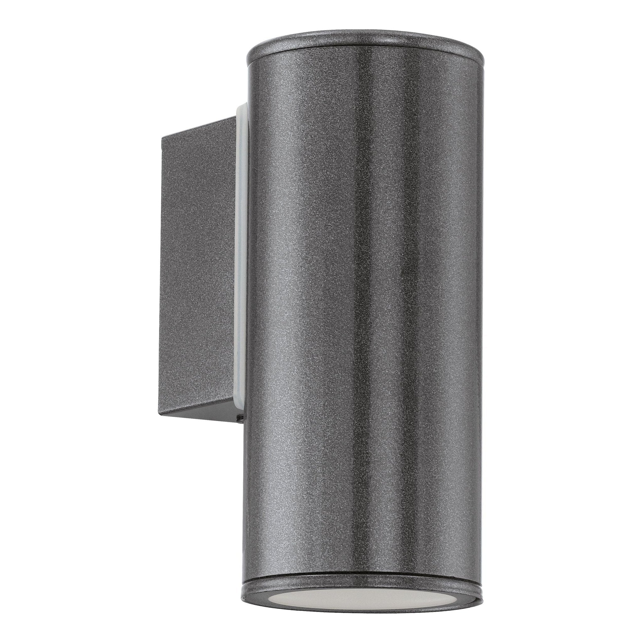 Eglo Riga Wall Light - Anthracite/Stainless steel - Mases LightingEglo
