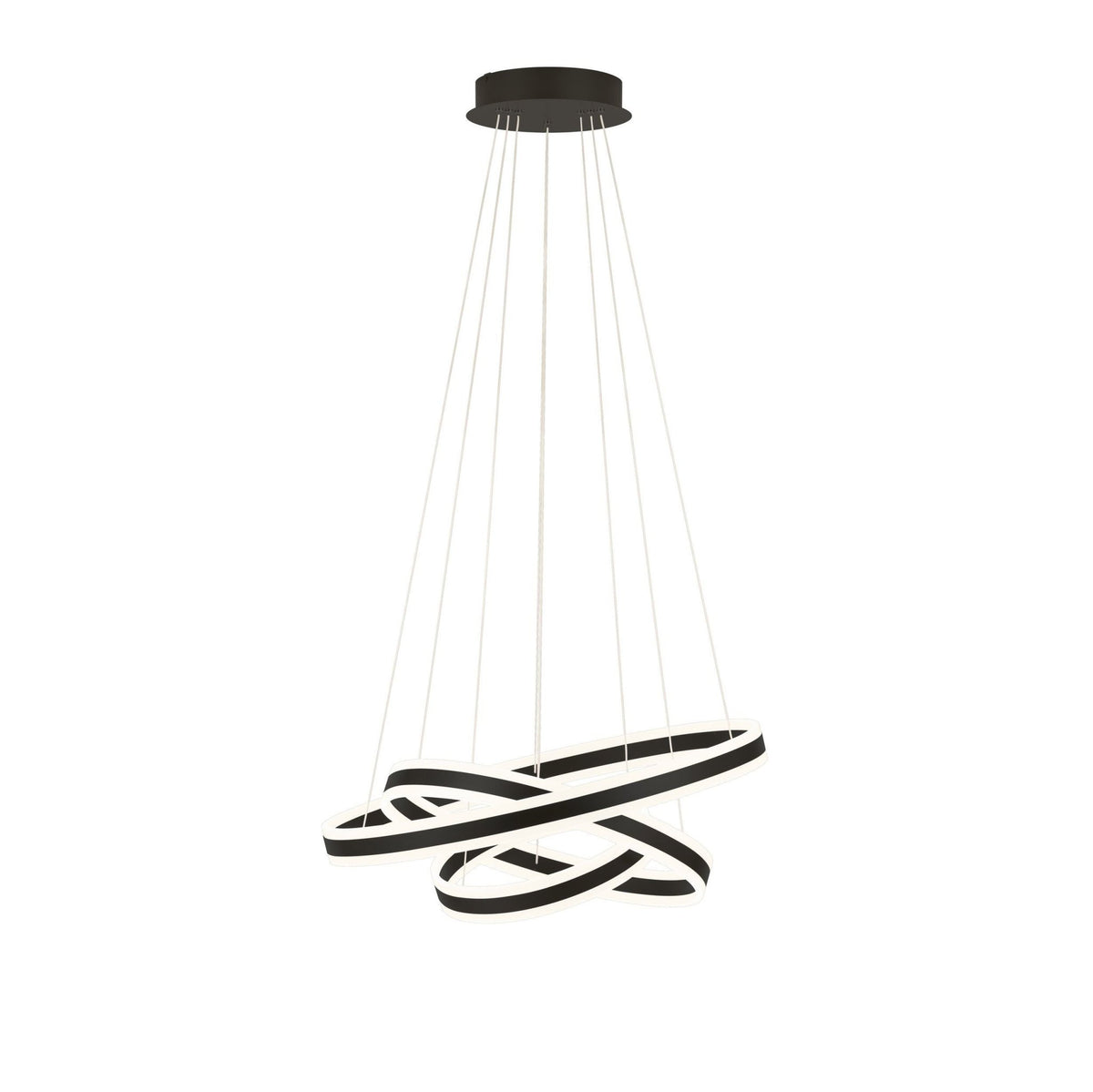 Eglo TONARELLA 3 Light Pendant Light Black - Mases LightingEglo