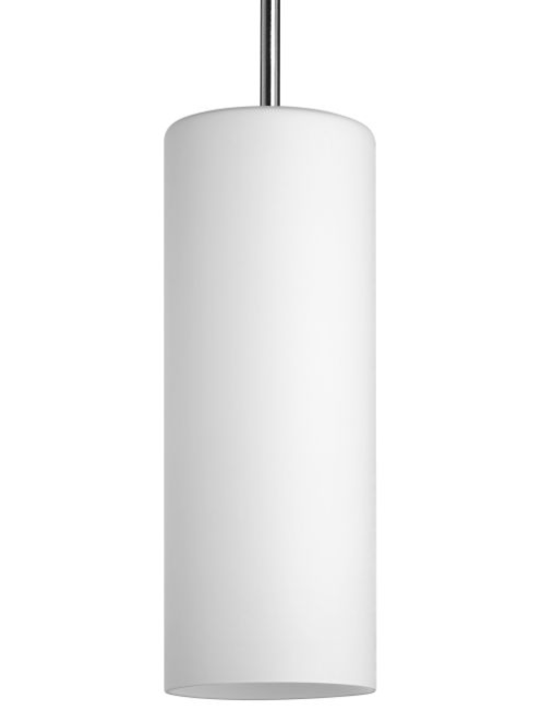 Eglo Troy 1 Light Pendant Satin Nickel & White 110mm - 85977
