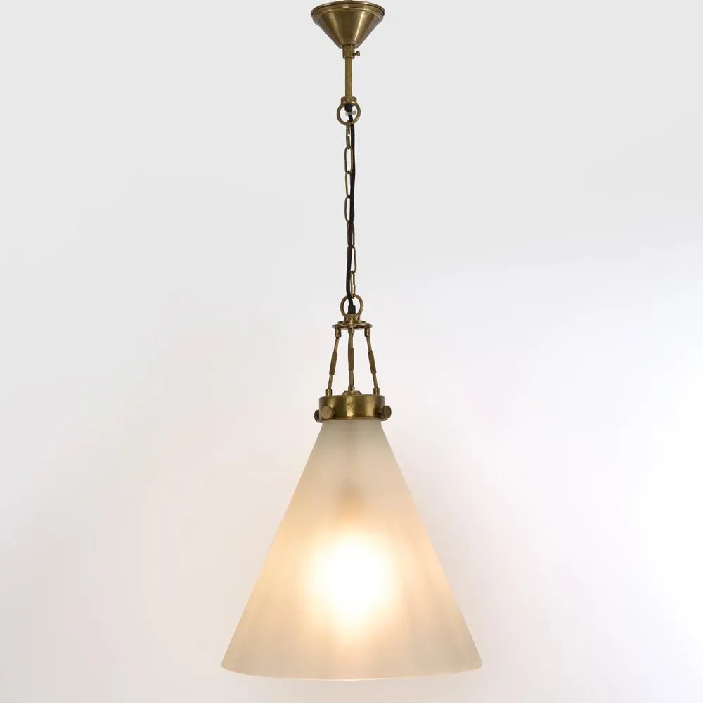 Emac Lawton GADSDEN CEILING PENDANT LARGE BRASS - Mases LightingEMAC LAWTON