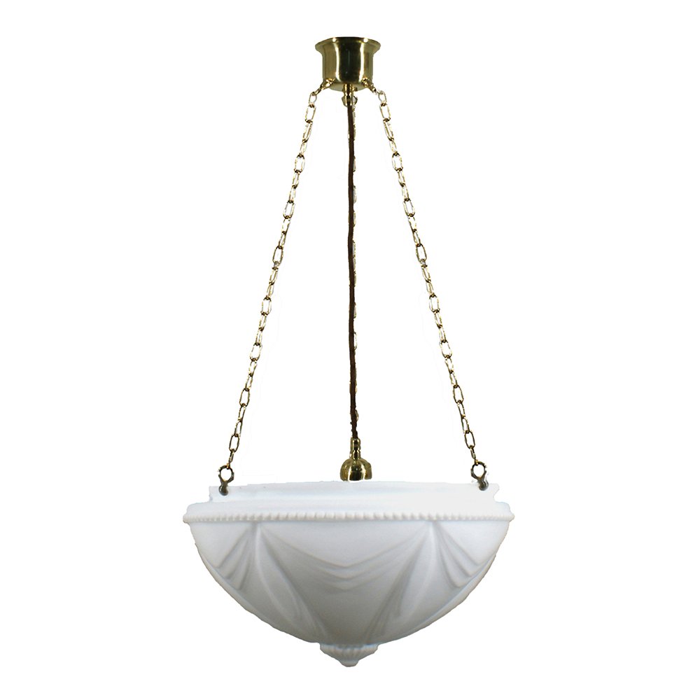 EMPIRE 14" 1 Light CHAIN Pendant Light - Black/Chrome/Polished Brass