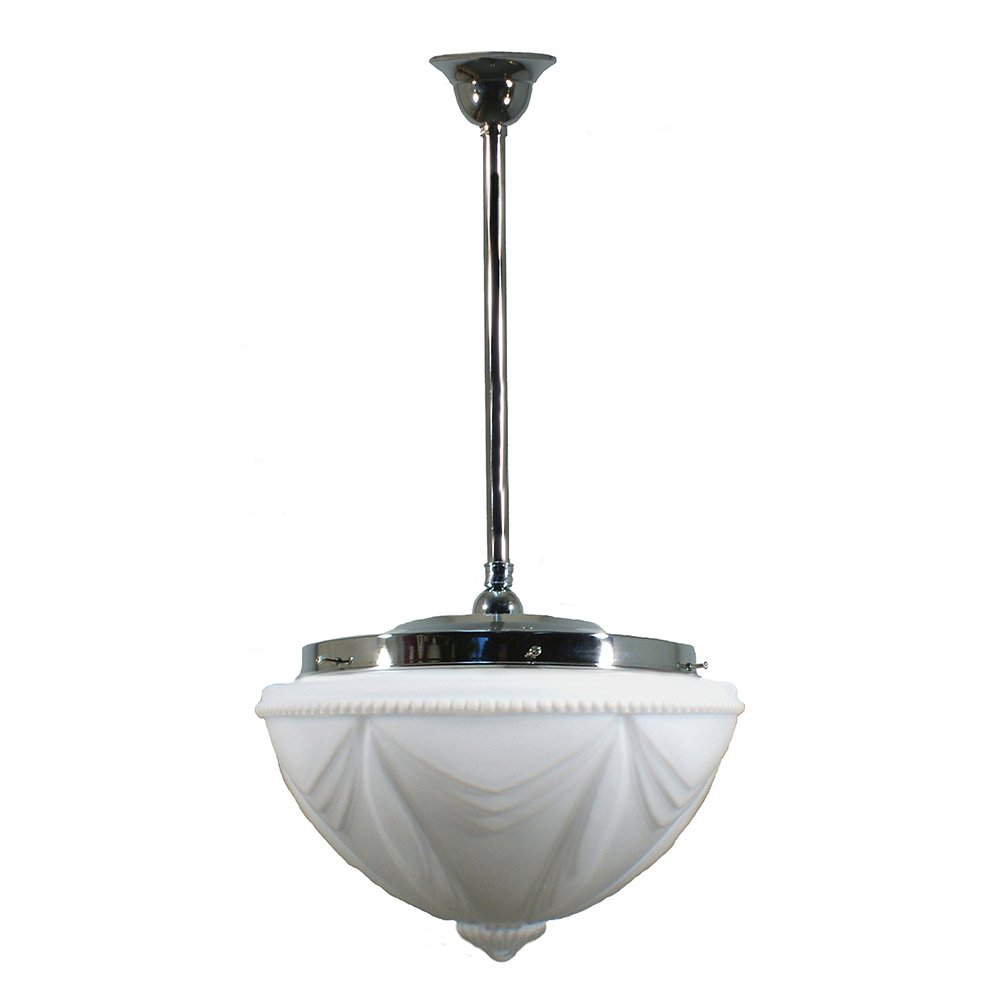 EMPIRE 14" 1 Light ROD Pendant Light - Black/Chrome/Polished Brass