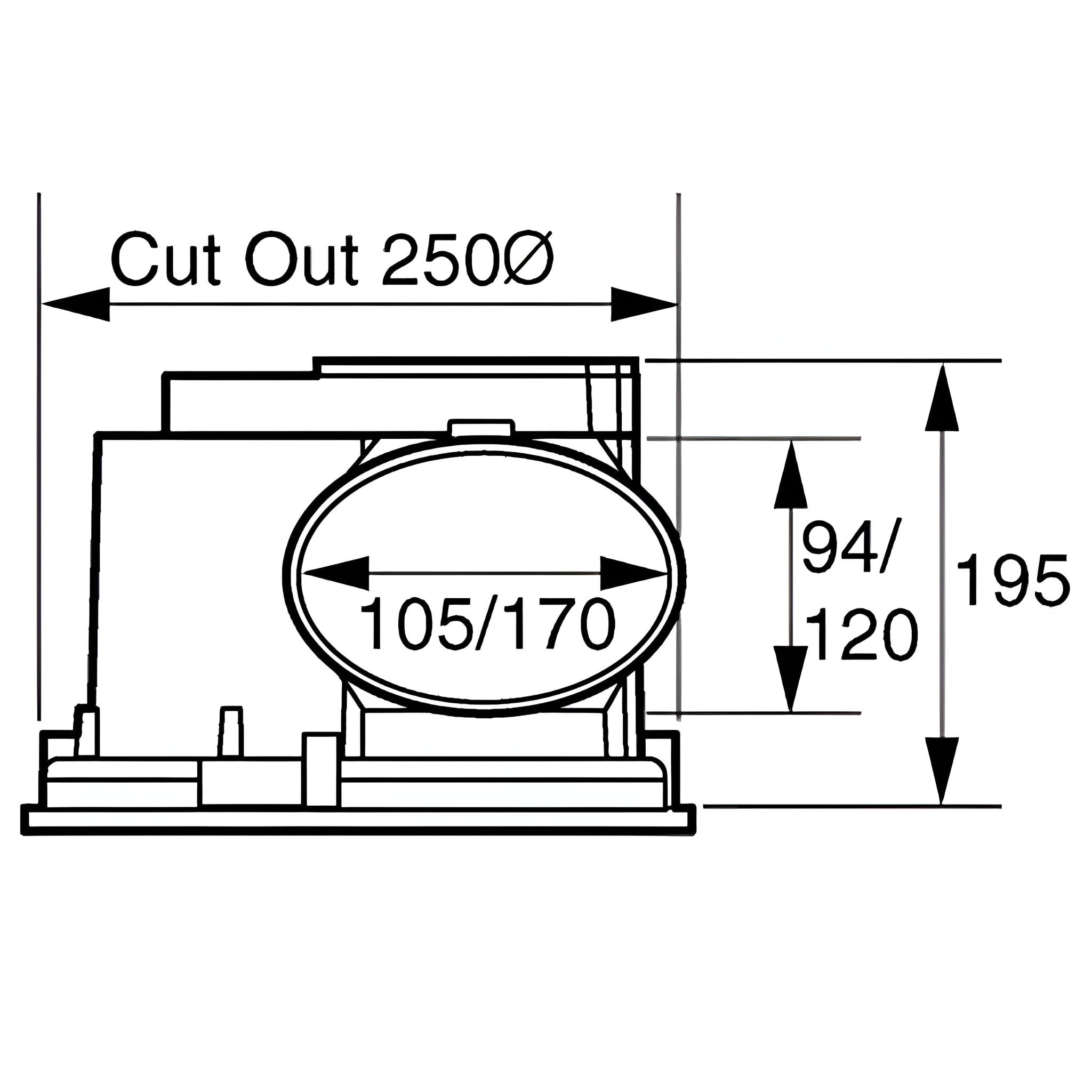 Fantech RAPID Response 200/250HP Ducted Ceiling Exhaust Fan IPX4 - Timer or No Timer - Mases LightingFantech