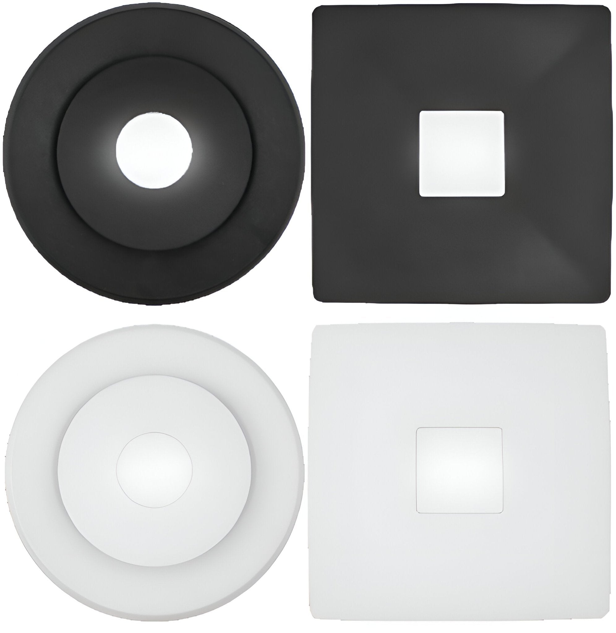 Fantech RAPID - Round/Square Response Grilles with Led - Only Accessory - Mases LightingFantech