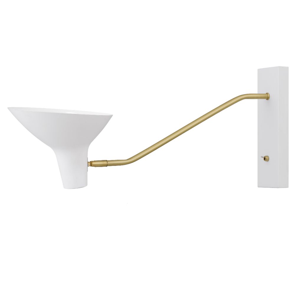 Farbon Long Indoor Wall Light in Black or White - Mases LightingTelbix