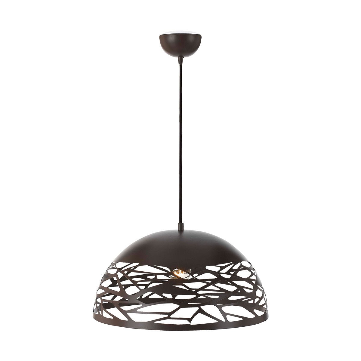 Farina 1 Light Pendant Large Bronze - Farina PE50 - BZ - Mases LightingTelbix