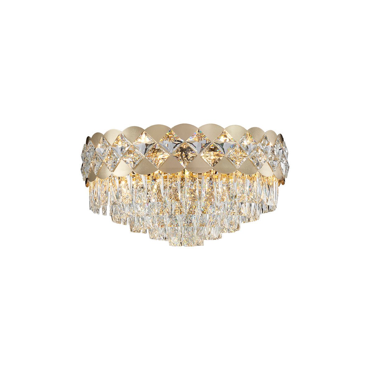 Faye Crystal Close to Ceiling Light 500C or 600C - Mases LightingLighting Creations