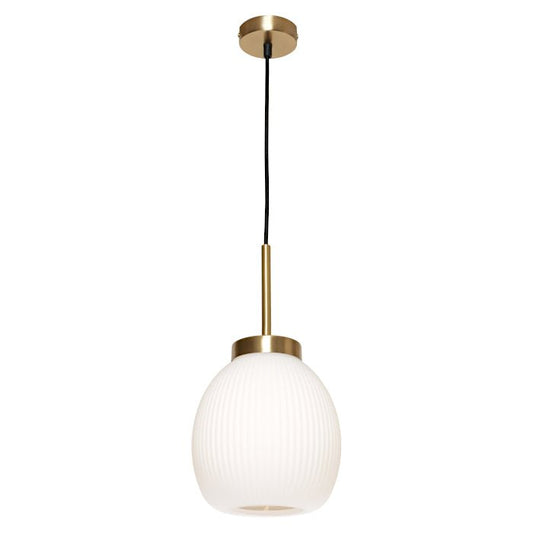 Garman 1 Light Pendant Black or Gold - Mases LightingCougar Lighting