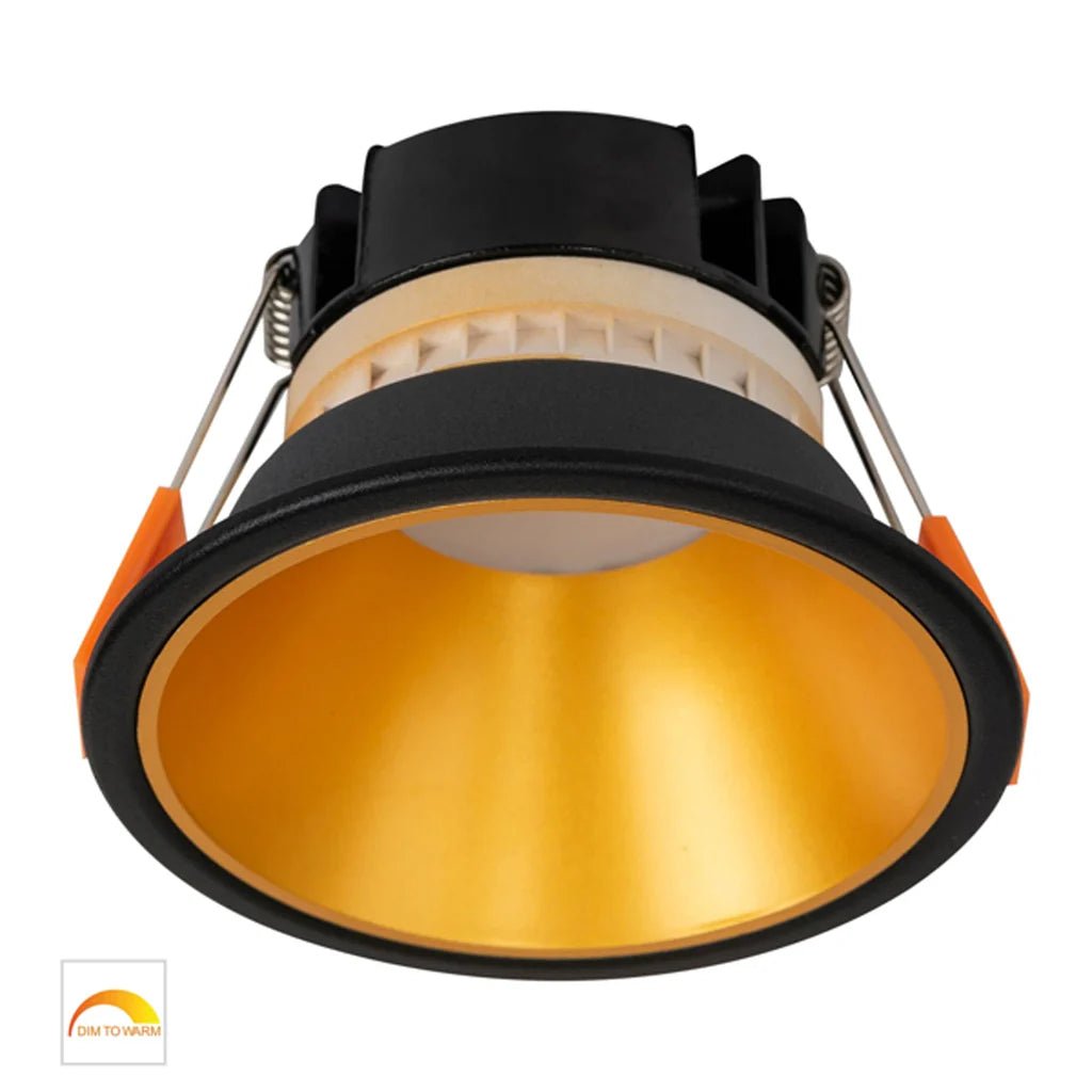 Gleam LED Downlight 9w Black, White CCT HV5528D2W Havit Lighting - Mases LightingHavit Lighting