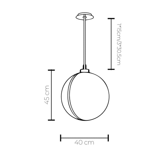Glow Marble Pendant | Lighting Creations - Mases LightingLighting Creations