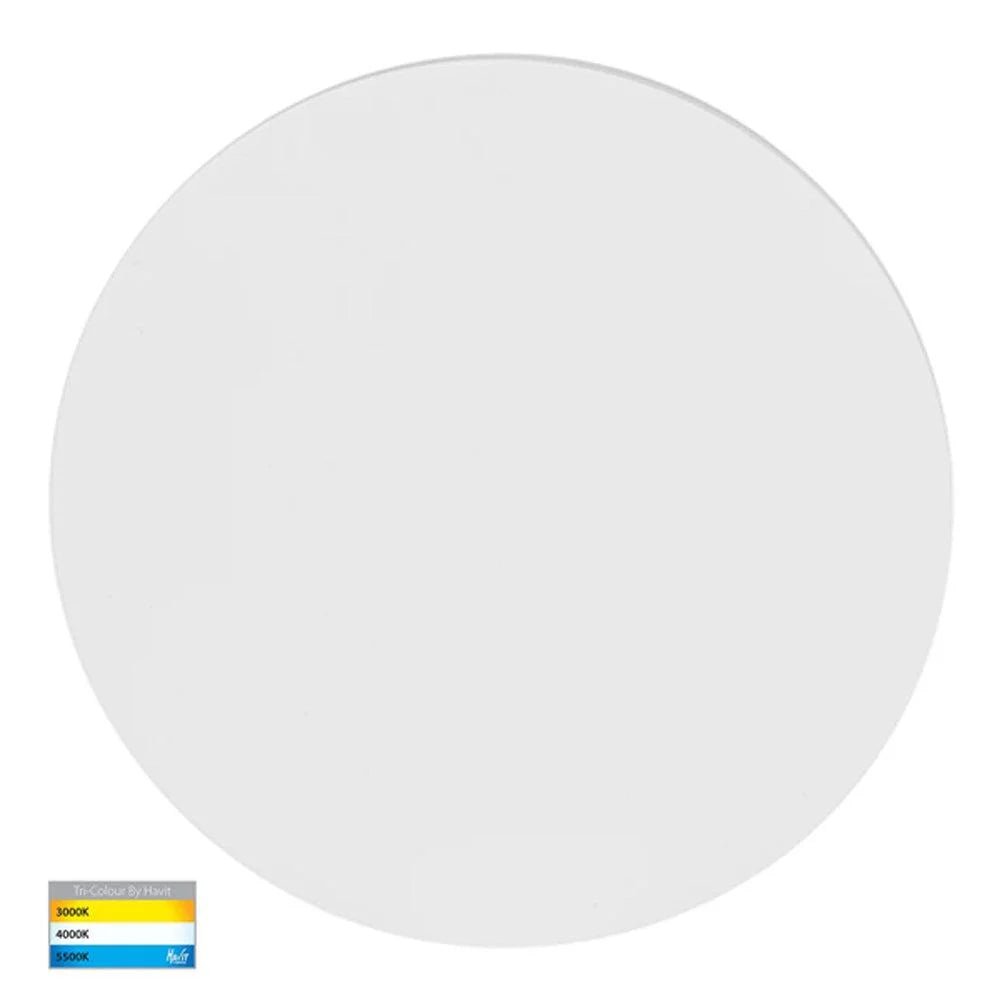 Halo LED Wall Light CCT 18w in Black or White Havit Lighting - HV3593T - Mases LightingHavit Lighting