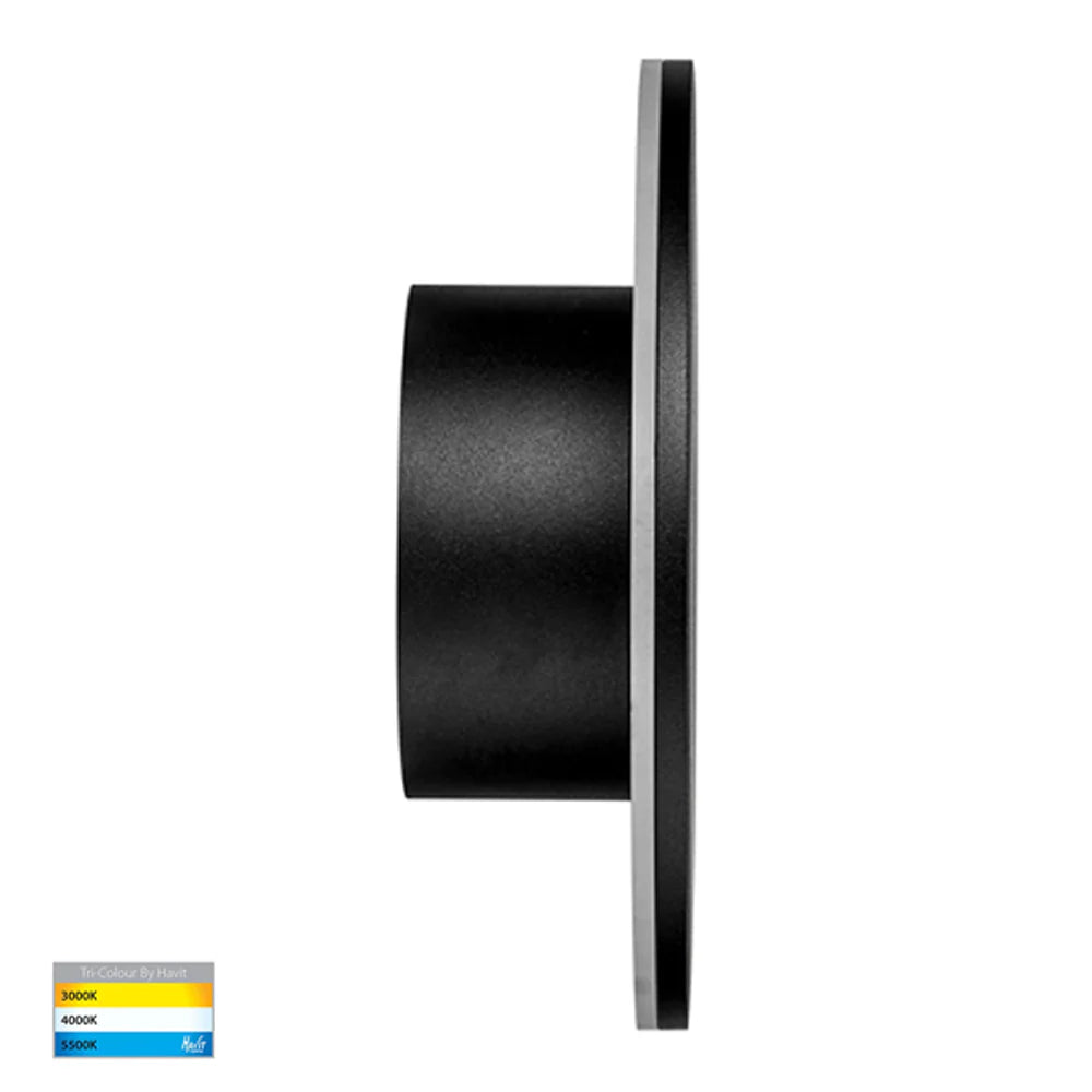 Halo LED Wall Light CCT 24w in Black or White Havit Lighting - HV3594T - Mases LightingHavit Lighting