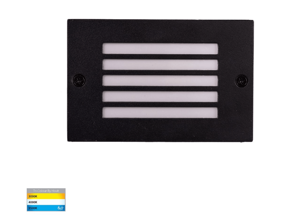 Havit Ardam 3W Black LED Step Light 12V - Mases LightingHavit Lighting