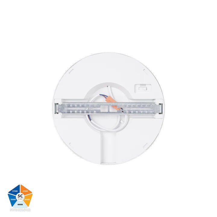 Havit Auster 18w LED Ceiling Mounted White Oyster Light - HV5863S - WHT - Mases LightingHavit Lighting