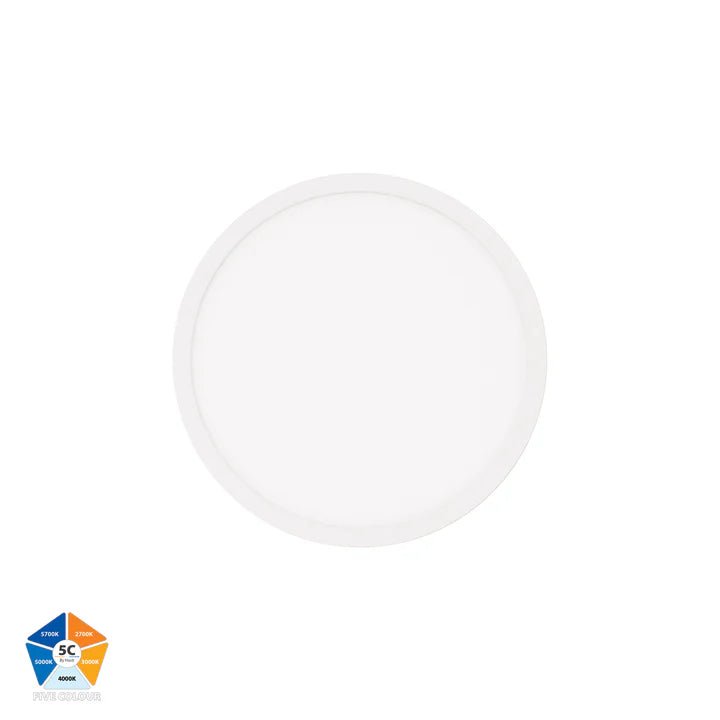 Havit Auster 18w LED Ceiling Mounted White Oyster Light - HV5863S - WHT - Mases LightingHavit Lighting