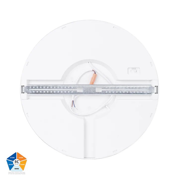 Havit Auster 36w LED Ceiling Mounted White Oyster Light - HV5865S - WHT - Mases LightingHavit Lighting