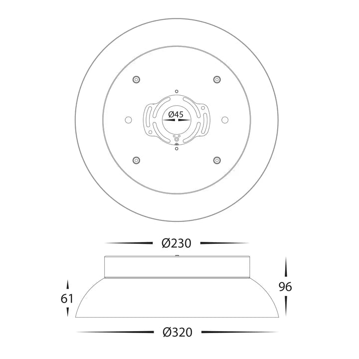 Havit Auster Trims to suit HV5863S - WHT - Mases LightingHavit Lighting