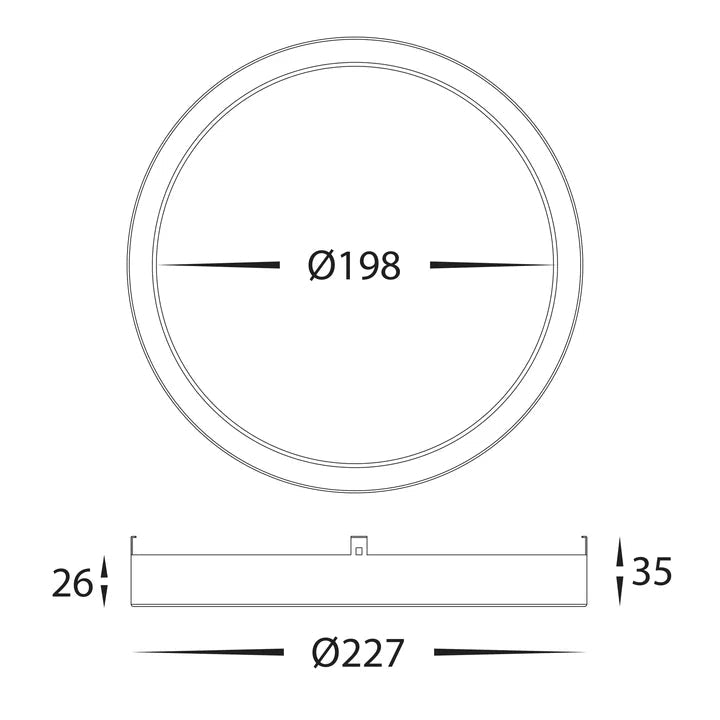 Havit Auster Trims to suit HV5863S - WHT - Mases LightingHavit Lighting