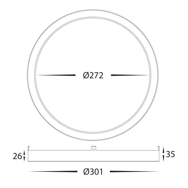 Havit Auster Trims to suit HV5864S - WHT - Mases LightingHavit Lighting