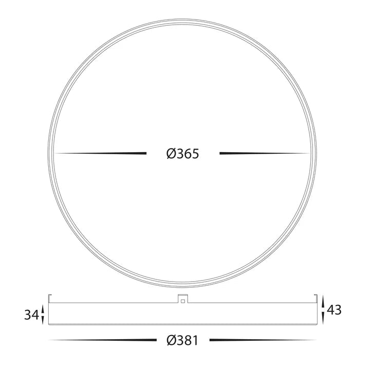 Havit Auster Trims to suit HV5865S - WHT - Mases LightingHavit Lighting