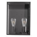 Havit Bayside 2 Light 316 Stainless Steel Black External Wall Light HV36592W - BLK - Mases LightingHavit Lighting