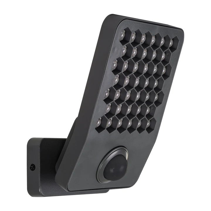 Havit Favo Aluminium Grey LED Floodlight With or Without Sensor - Mases LightingHavit Lighting