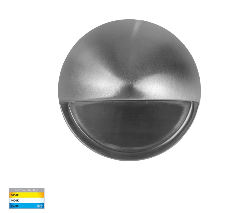 Havit HV2927T Veko 316 Stainless Steel Step Lights with Eyelid - HV2927T - SS316 - 240V - Mases LightingHavit Lighting