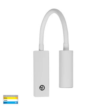 Havit Lesen 3W LED Adjustable Wall Light With Flexible Arm White HV3687T - WHT - Mases LightingHavit Lighting