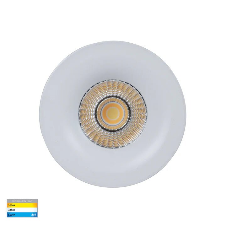 Havit Niche Round Recessed Downlight in Black or White - HV5703T - Mases LightingHavit Lighting