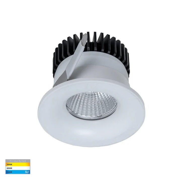 Havit Niche Round Recessed Downlight in Black or White - HV5703T - Mases LightingHavit Lighting