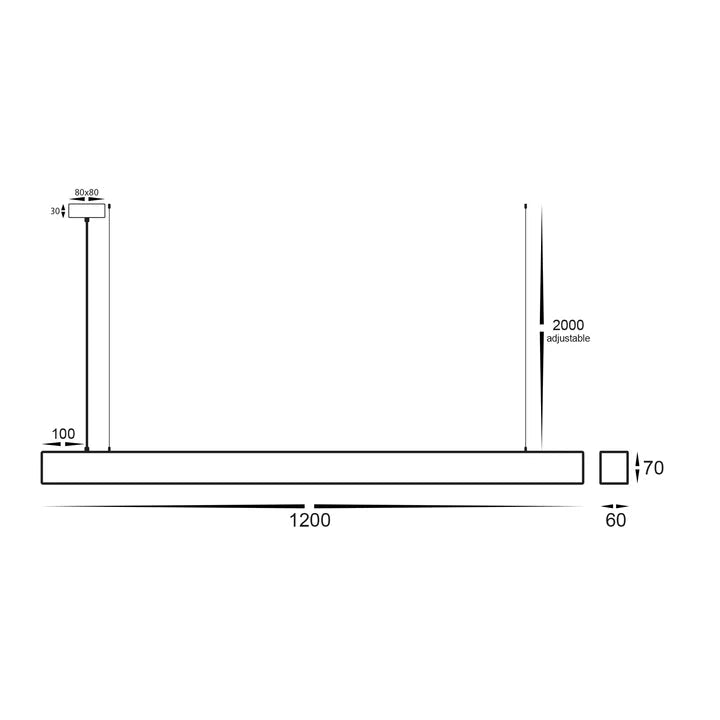 Havit Proline 6070 Black or White LED Pendant - Mases LightingHavit Lighting