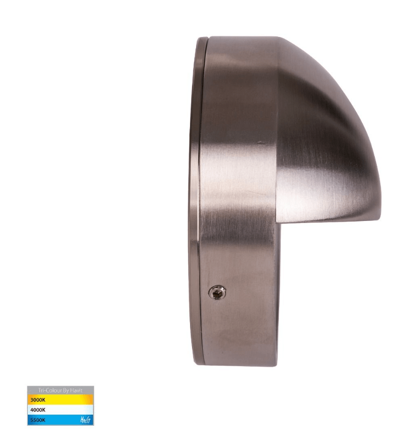 Havit Veko 6W 316 Solid Stainless Steel Step Lights with Eyelid - HV2928T-SS316-240V