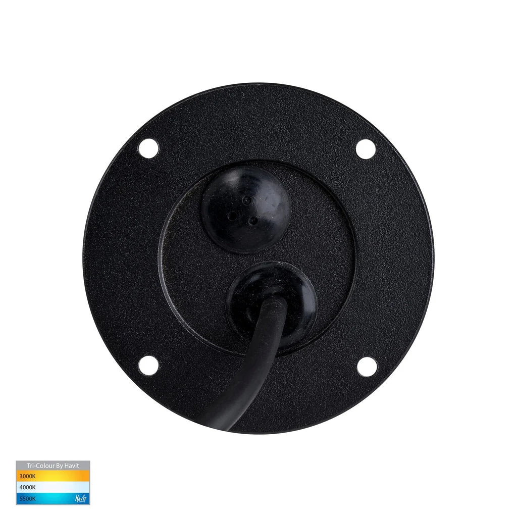 Highlite LED Bollard Light CCT Aluminium in Black Havit Lighting - HV1622T - BLK - Mases LightingHavit Lighting