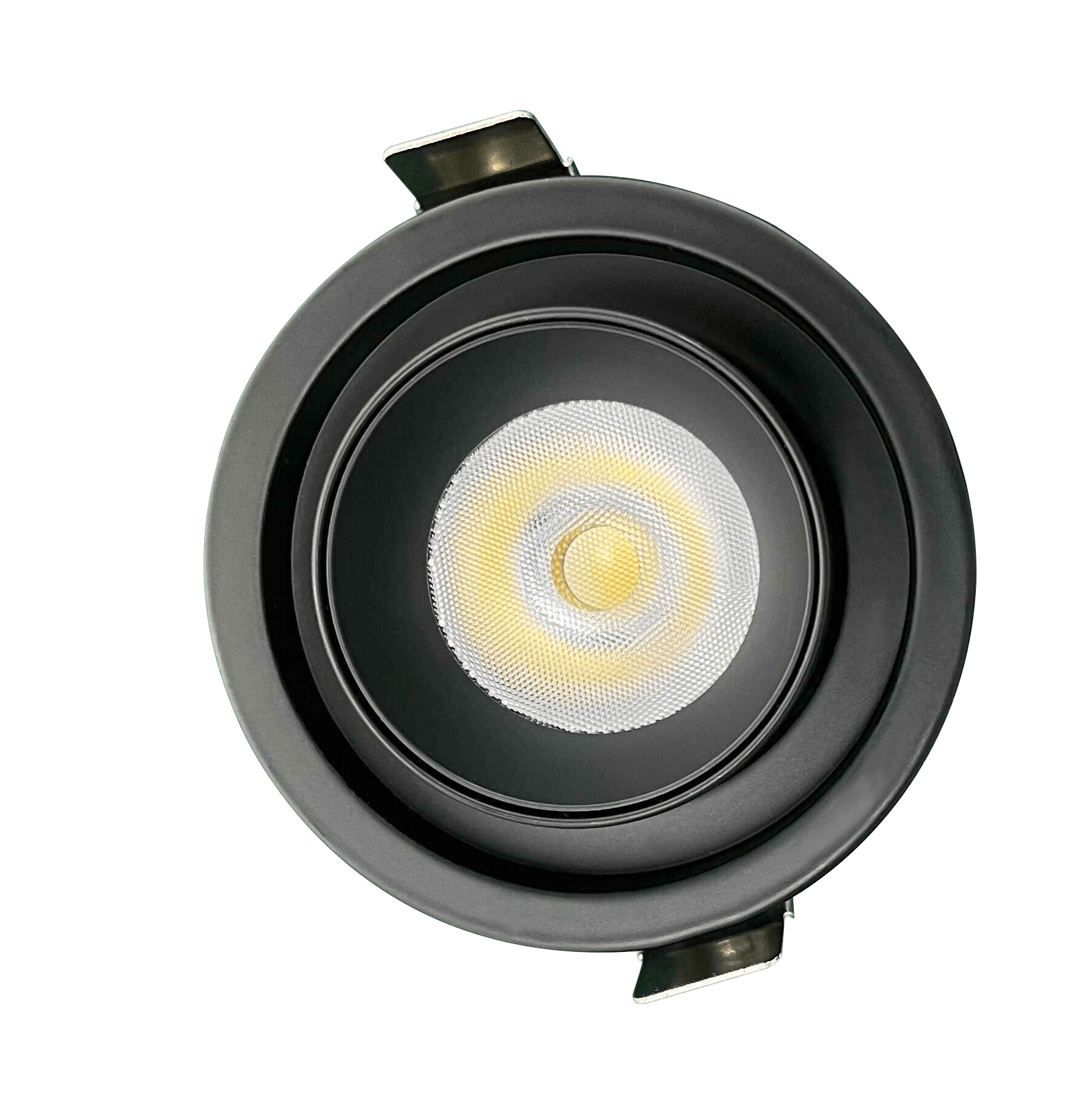 Infinite Focus 1-light and 2-light pull-out downlight, white or black