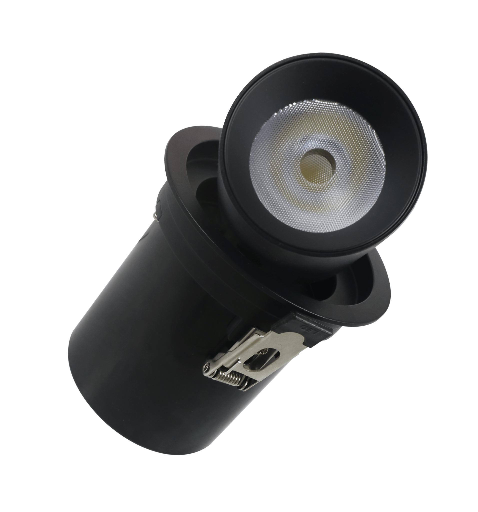 Infinite Focus tri-colour pull-out downlight, architectural design
