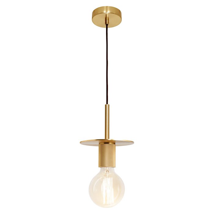 Inka 1 Light Pendant Black or Gold - Mases LightingCougar Lighting