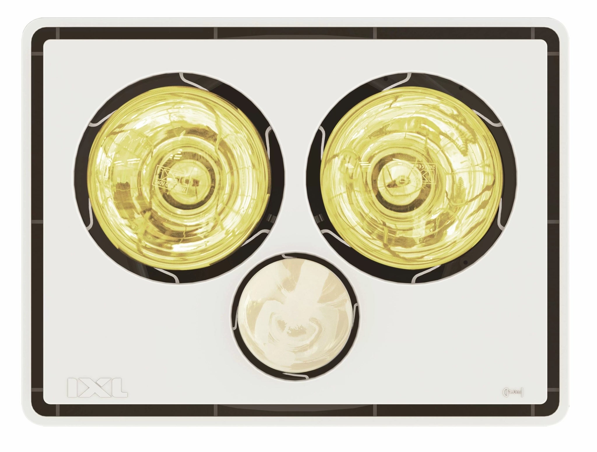 IXL Tastic Vivid 3 in 1 - Bathroom Heater, Exhaust Fan & Light - Mases LightingIXL