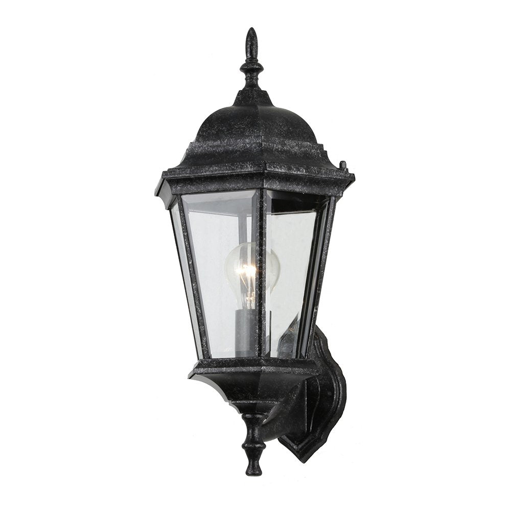 JUNCTION Exterior Small or Medium Antique Black Wall Bracket Light - Mases LightingLode Lighting
