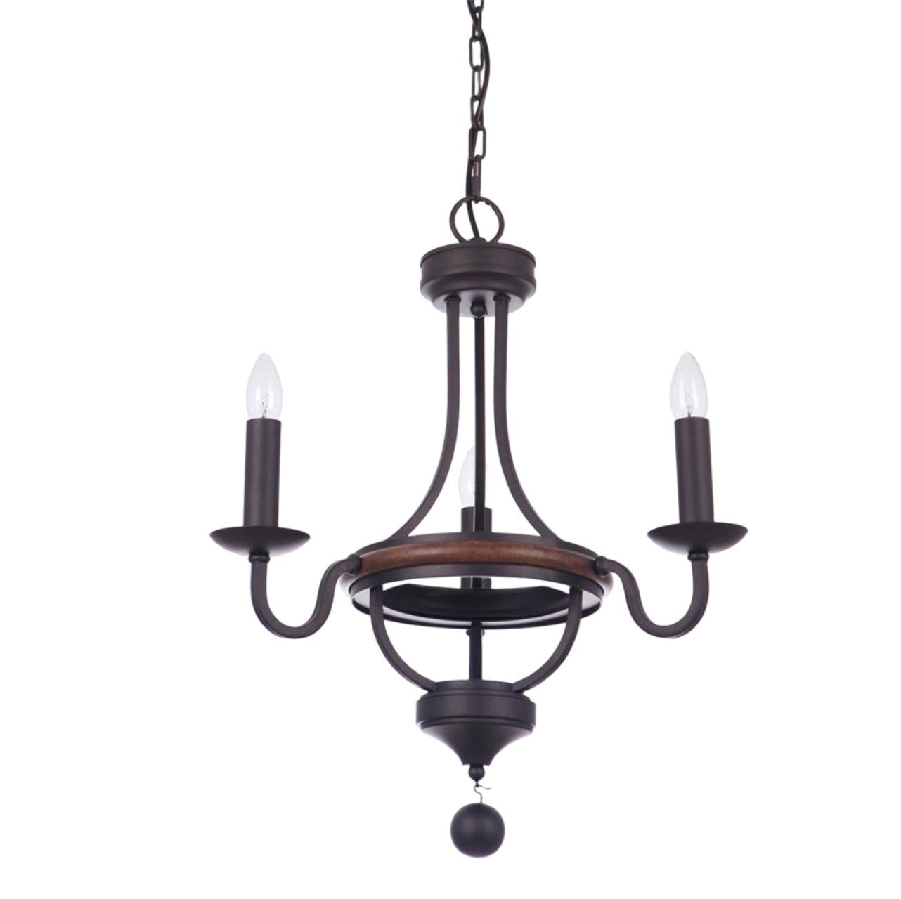 LAKEWOOD 3 or 5 or 8 Light Bronze Pendant Light - Mases LightingLode Lighting