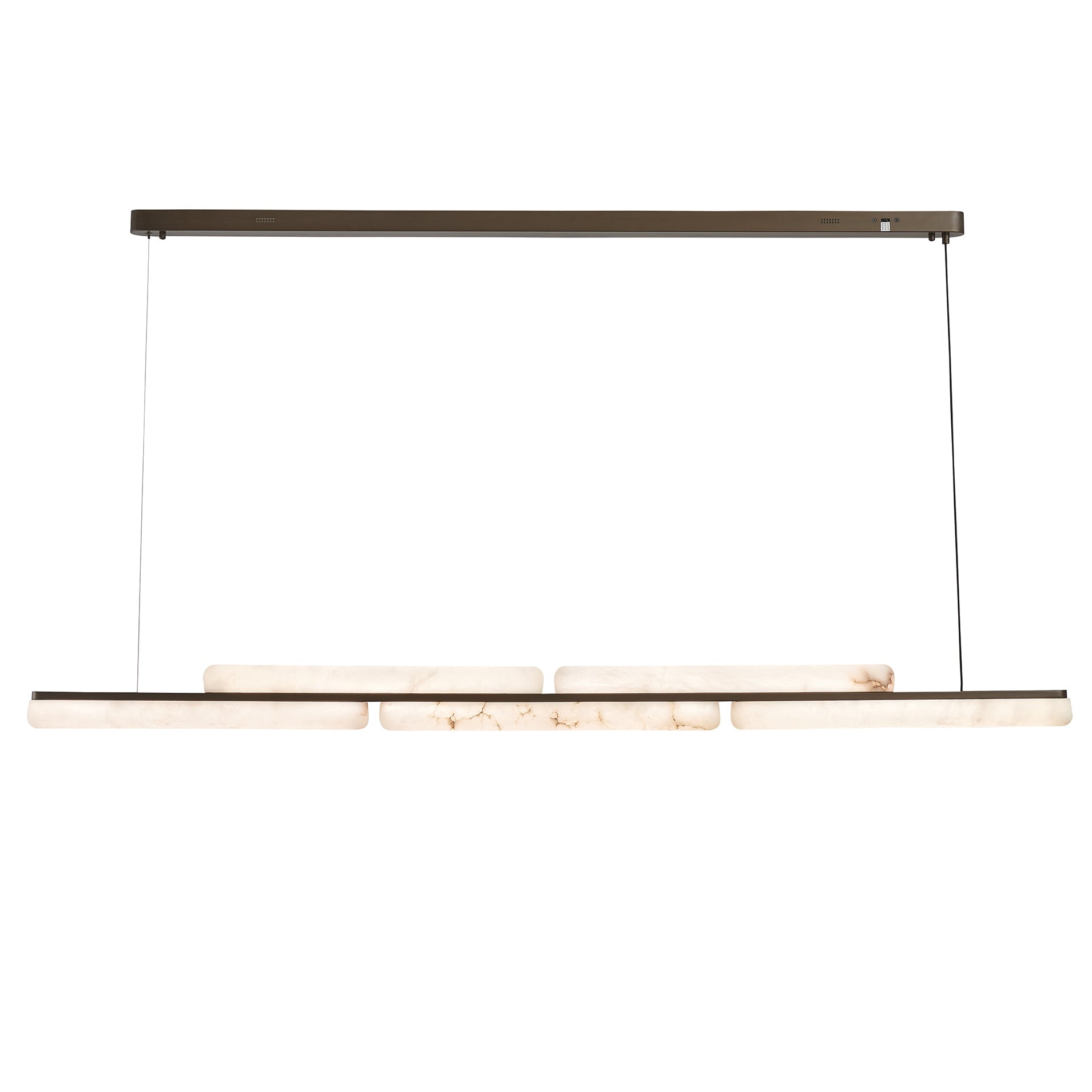 Lina Marble Pendant Light in Antique Brass or Brass | Lighting Creations