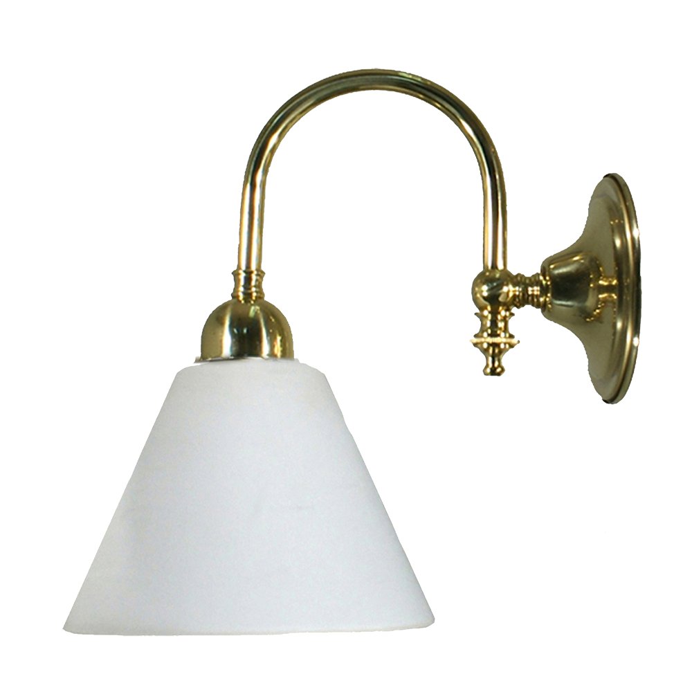 LOXTON 1 Light Clear or Frost Glass Wall Light - Chrome or Brass