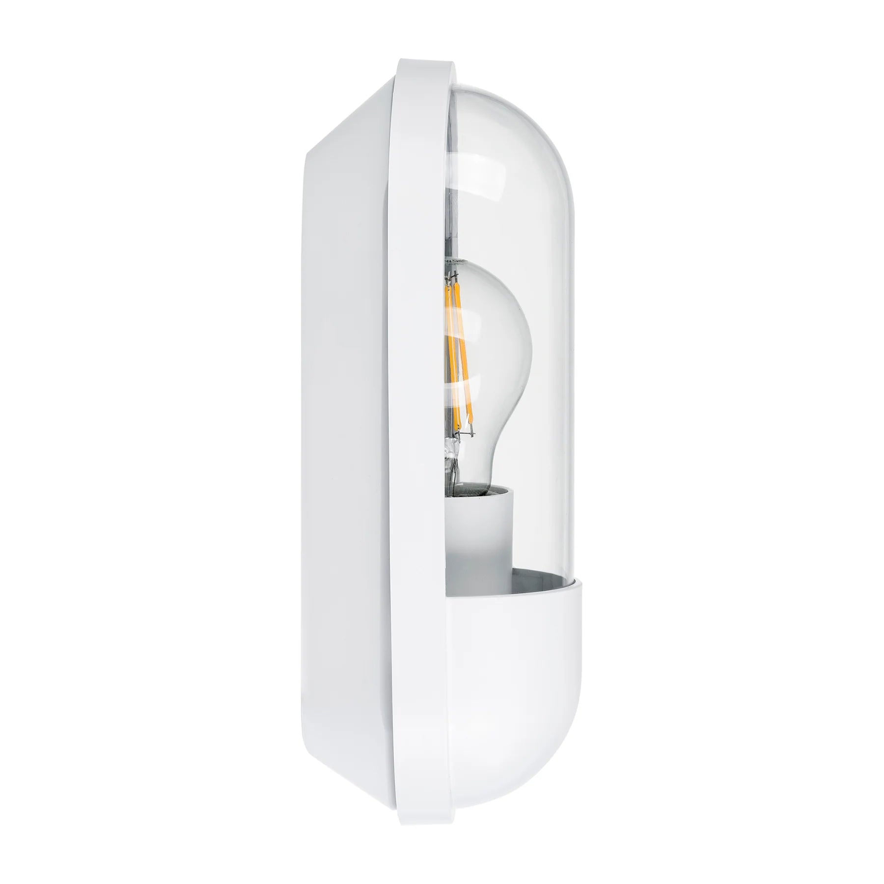 Lume Outdoor LED Wall Light in Black, Brass or White Havit Lighting - HV3512W