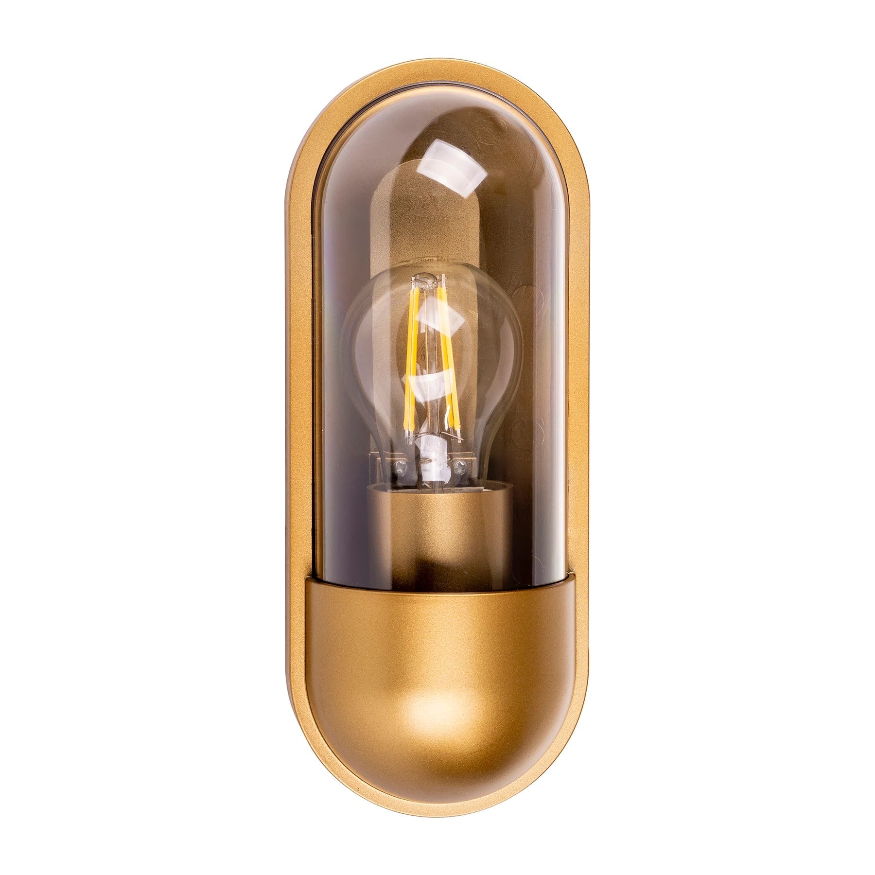 Lume Outdoor LED Wall Light in Black, Brass or White Havit Lighting - HV3512W