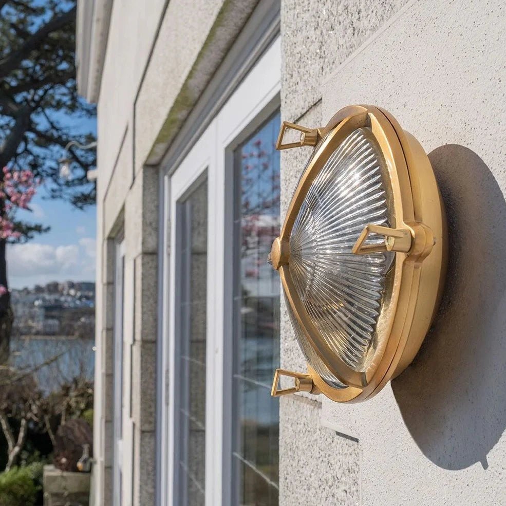 Maritime Exterior Solid Brass Wall Light - IP56 - Mases LightingLode Lighting