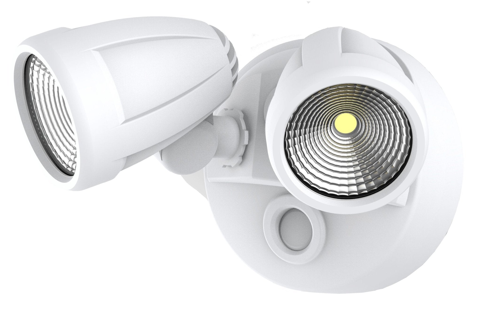 Martec Bandit Tricolour LED Security Light Single / Double Head with or without Sensor - Mases LightingMartec