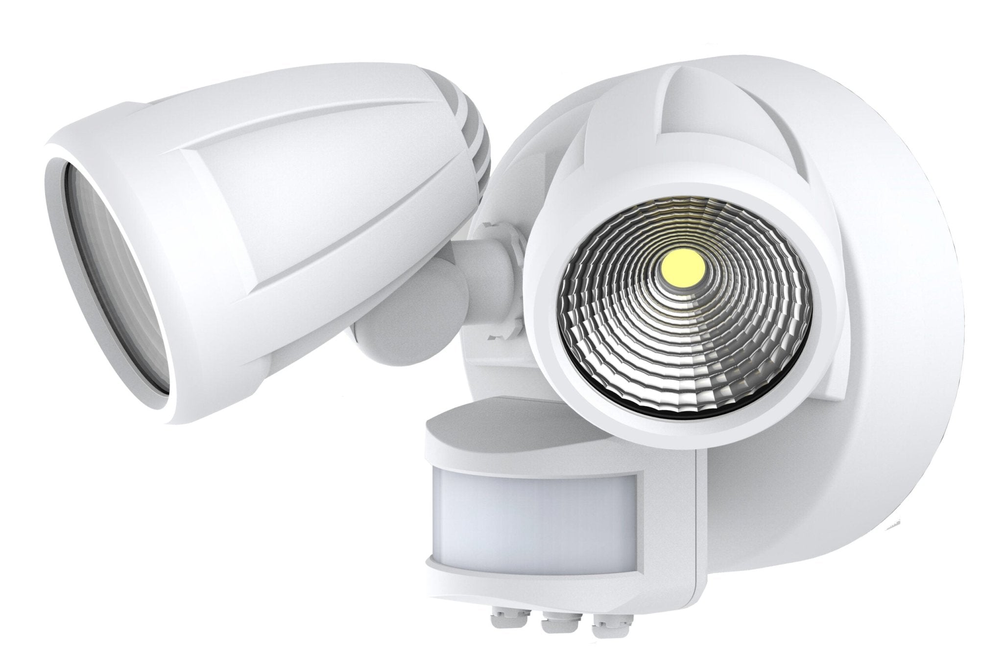 Martec Bandit Tricolour LED Security Light Single / Double Head with or without Sensor - Mases LightingMartec