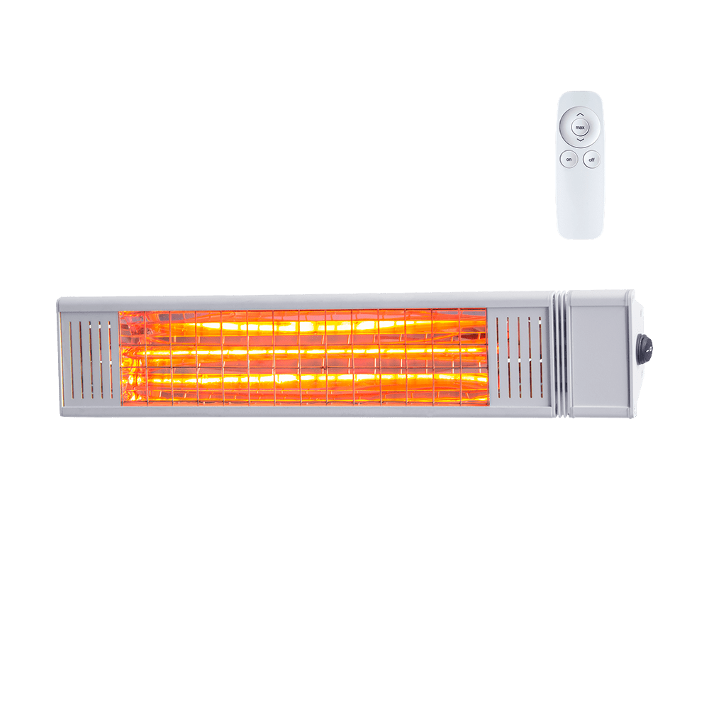 Martec Infrastrip 2200W Halogen Exterior Heater – White or Matt Black - Mases LightingMartec